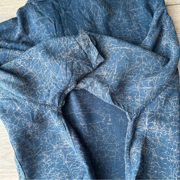 Vintage Novelty Pattern Short Sleeve  Button Down Shirt - Picture 11 of 12